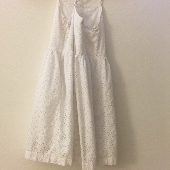 Kids White Floral Dress - Picture 4 of 6